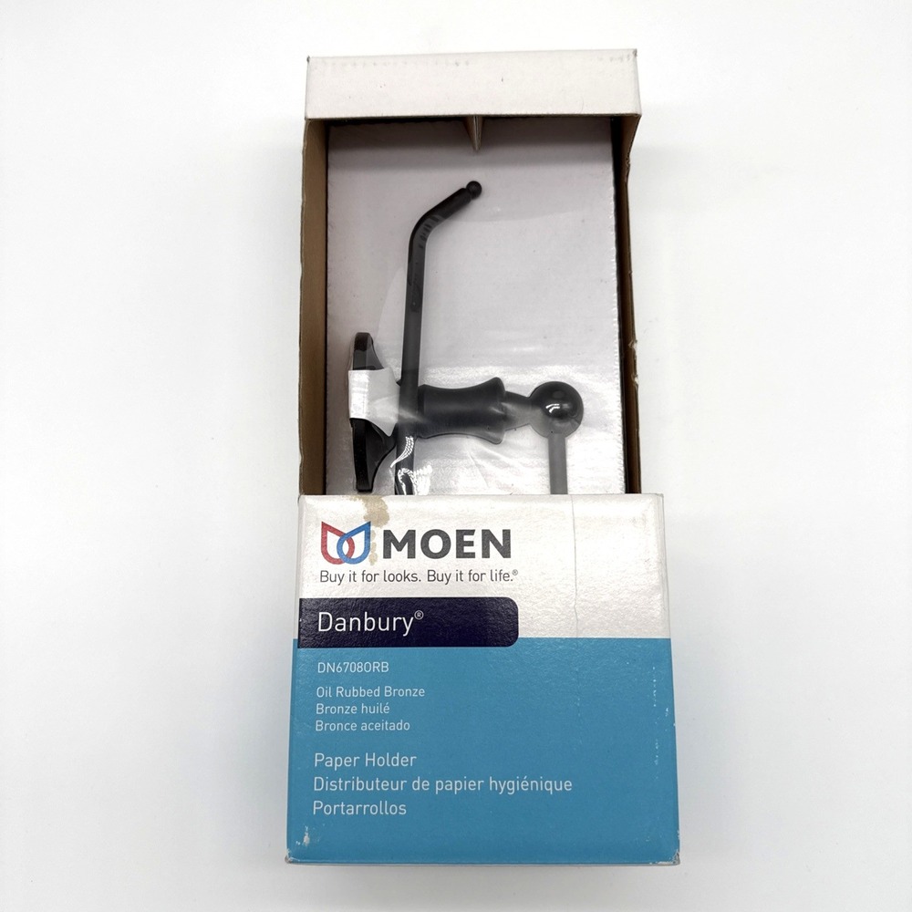 MOEN Danbury European Toilet Paper Holder Oil Rubbed Bronze DN6708RB NIB